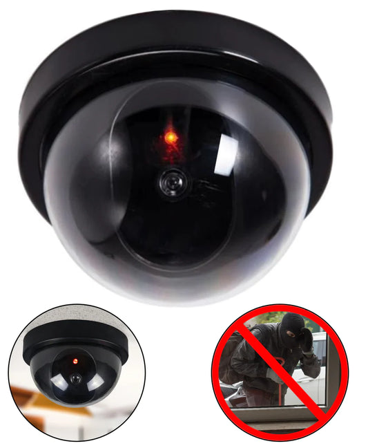 Dome - Überwachungskamera Dummy Sehr realistisch mit Blink-LED - Neu