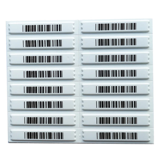 AM Warensicherungsetiketten AM Klebeetiketten deaktivierbar 58 KHz mit Dummy Barcode - Neu