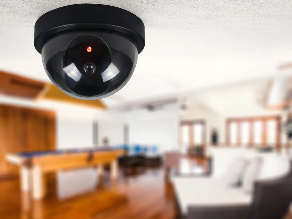 Dome - Überwachungskamera Dummy Sehr realistisch mit Blink-LED - Neu