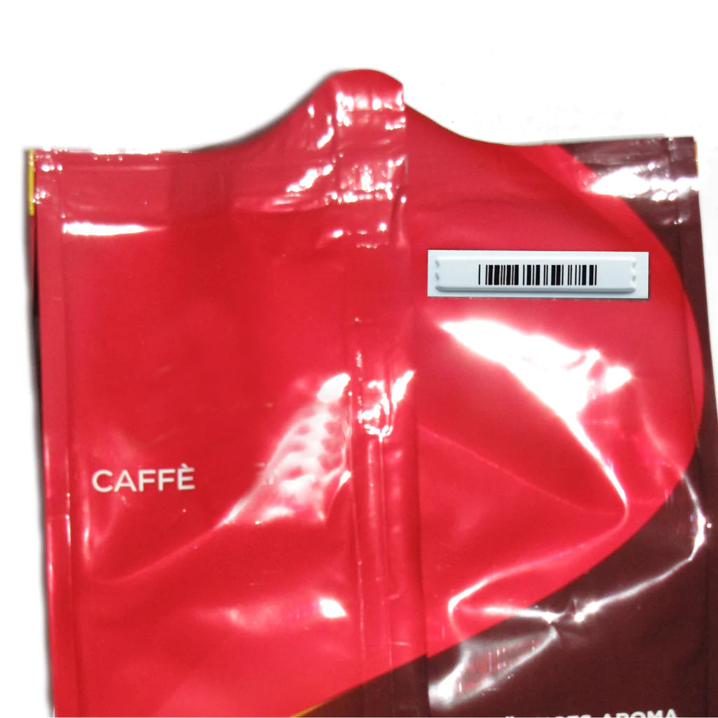 AM Warensicherungsetiketten AM Klebeetiketten deaktivierbar 58 KHz mit Dummy Barcode - Neu